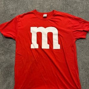 m&m shirt